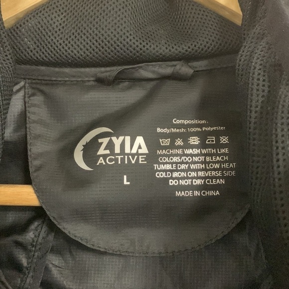 Ziya Active Lightweight Trainer Windbreaker Vest Size L - Picture 5 of 5